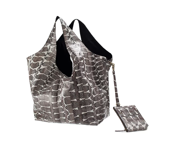 Black & White Water Snake Carry-All Bag