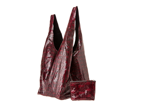 Red Wine Water Snake Carry All Bag